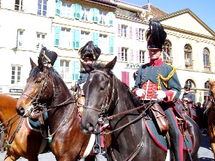 Dfil des Milices Vaudoises, Yverdon-les-Bains