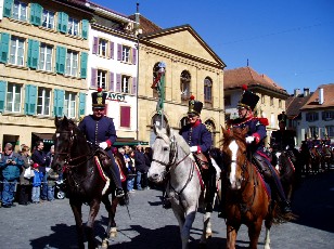 Dfil batterie d'artillerie 30 hommes, Yverdon-les-Bains