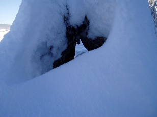 Le lac des Taillres en hiver