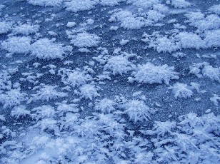 Le lac des Taillres en hiver