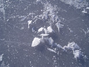 Le lac des Taillres en hiver