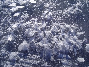 Le lac des Taillres en hiver