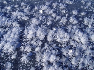 Le lac des Taillres en hiver