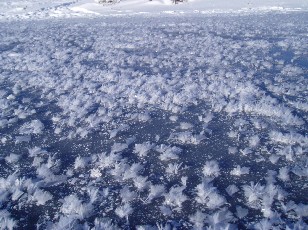 Le lac des Taillres en hiver